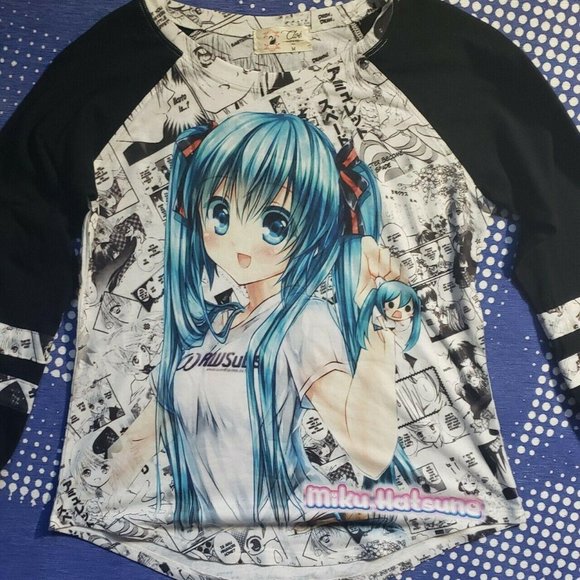Kawaii Hatsune Miku Anime Manga Shirt - Picture 4 of 4